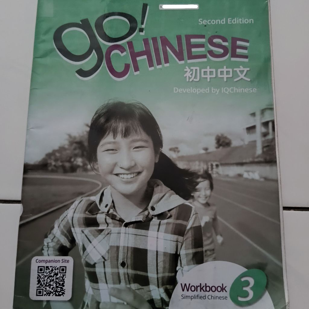 Buku Go Chinese Workbook 3 (edisi 2) kelas 9 SMP