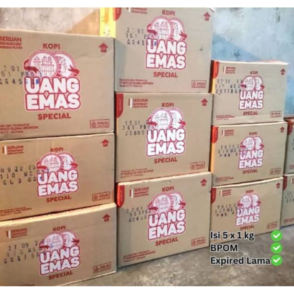 

KOPI UANG EMAS SPECIAL !! TERLARIS & TERMURAH !! 1 DUS (5KG)