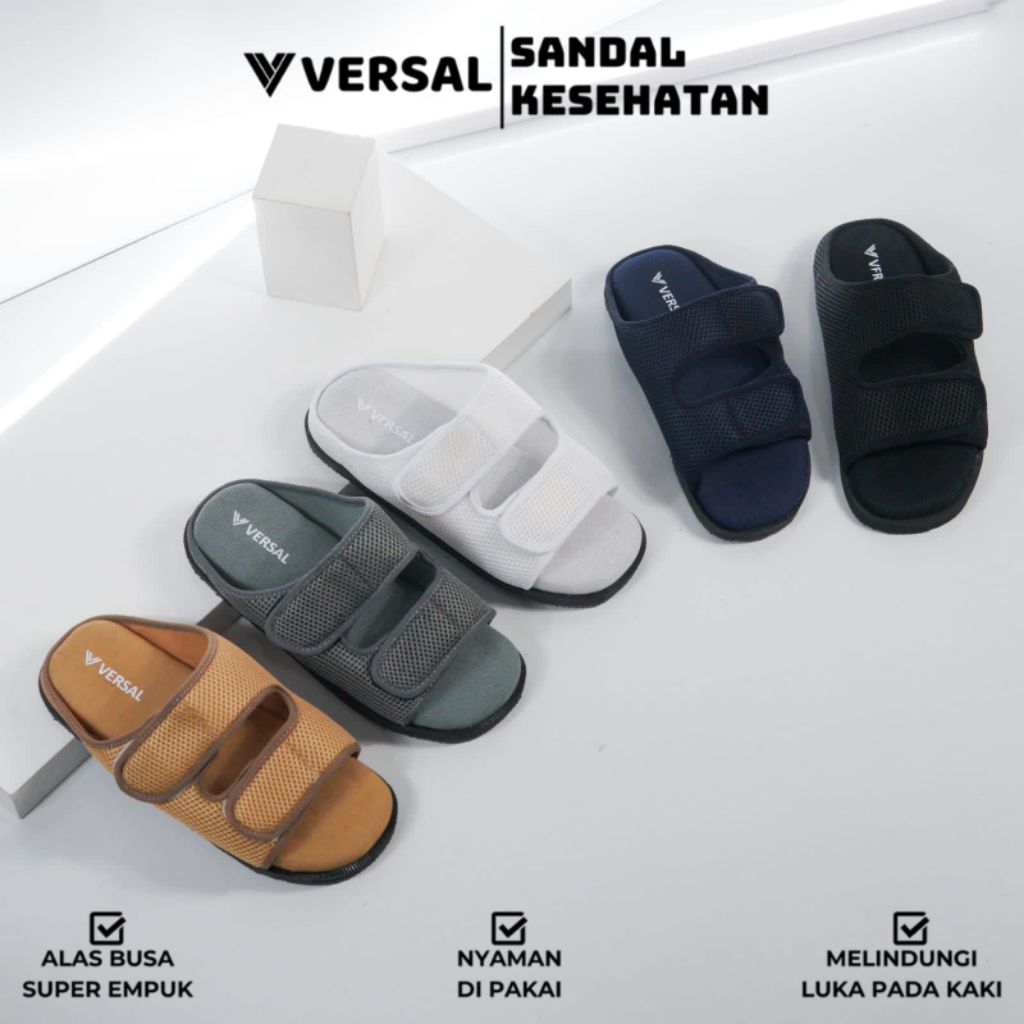 Sepatu sandal kesehatan pria dan wanita untuk pencegahan dan pemulihan penyakit diabets ringan nyama