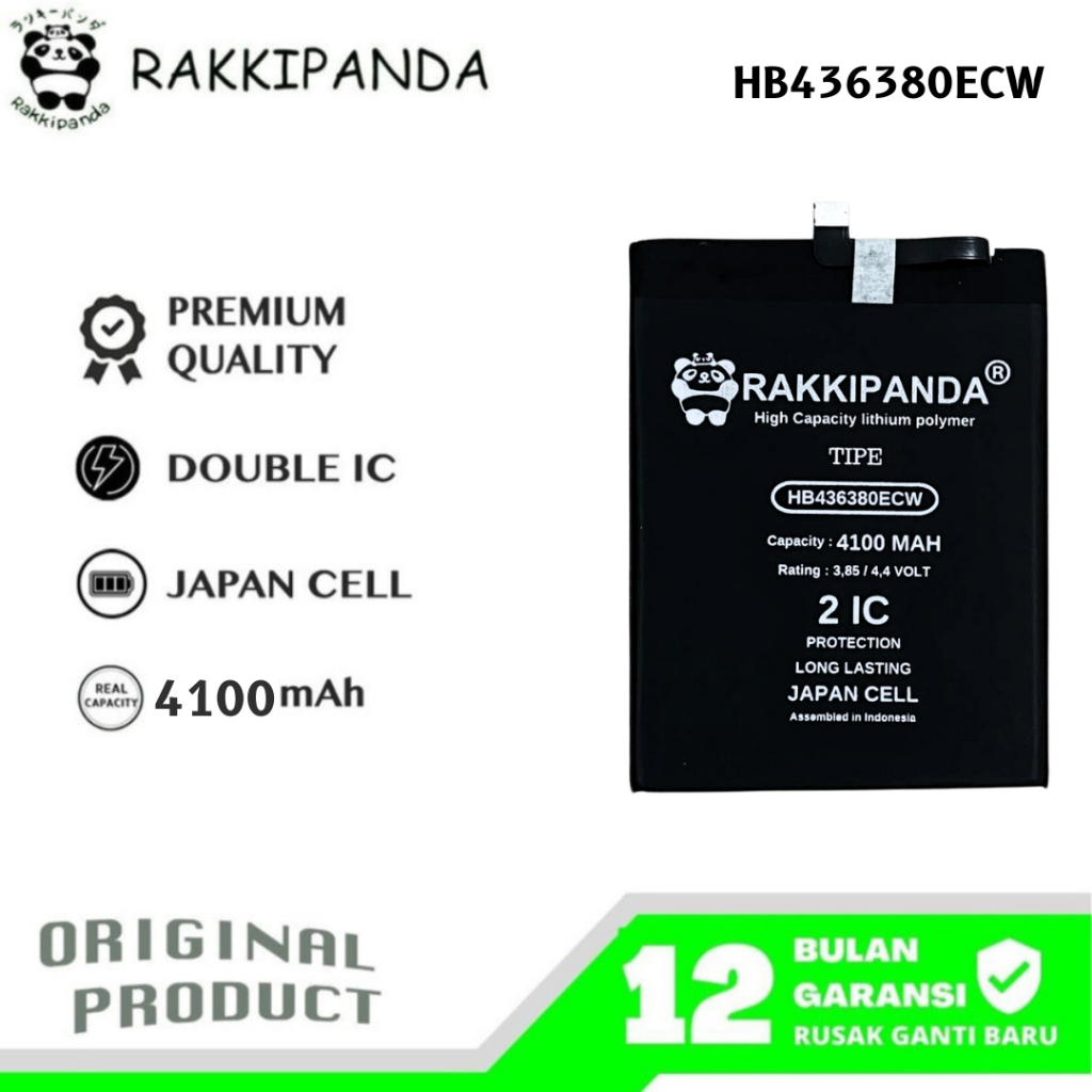 RakkiPanda - HB436380ECW Huawei P30 / Honor 20 Batre Batrai Baterai
