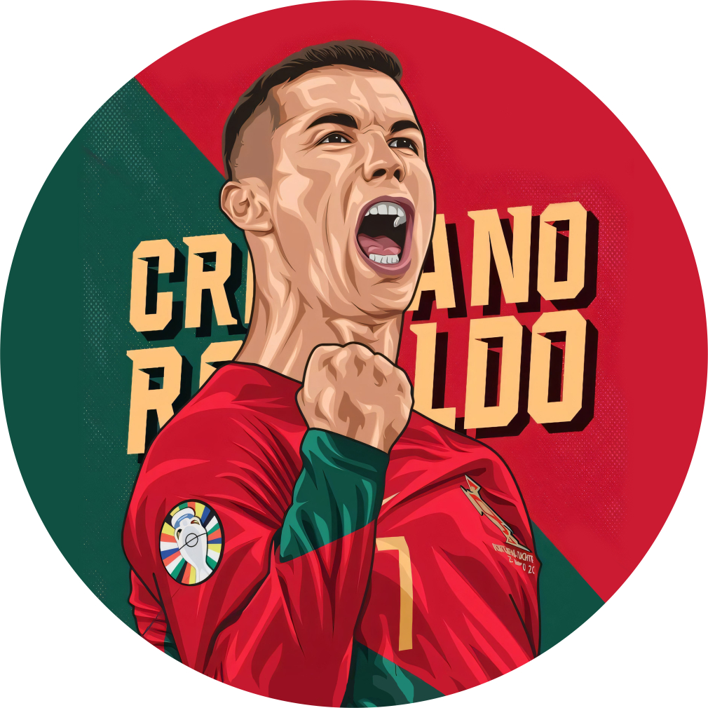 

Sticker Embos Cristiano Ronaldo Bahan PVC Timbul | Stiker 3D Cristiano Ronaldo | 3 Ukuran Unik