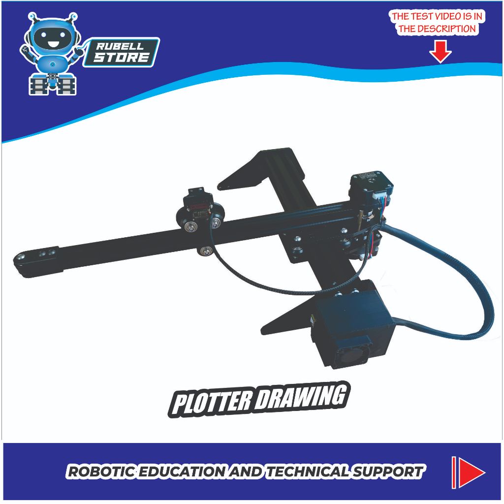 Plotter Drawwing Arduino Esp-32 Wifi Alat Gambar dan Tulis Otomatis