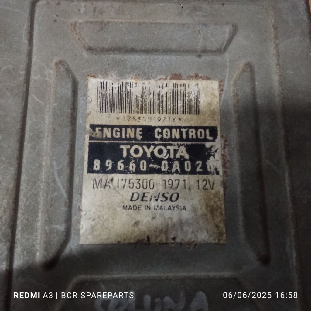 Ecu Toyota Soluna matic