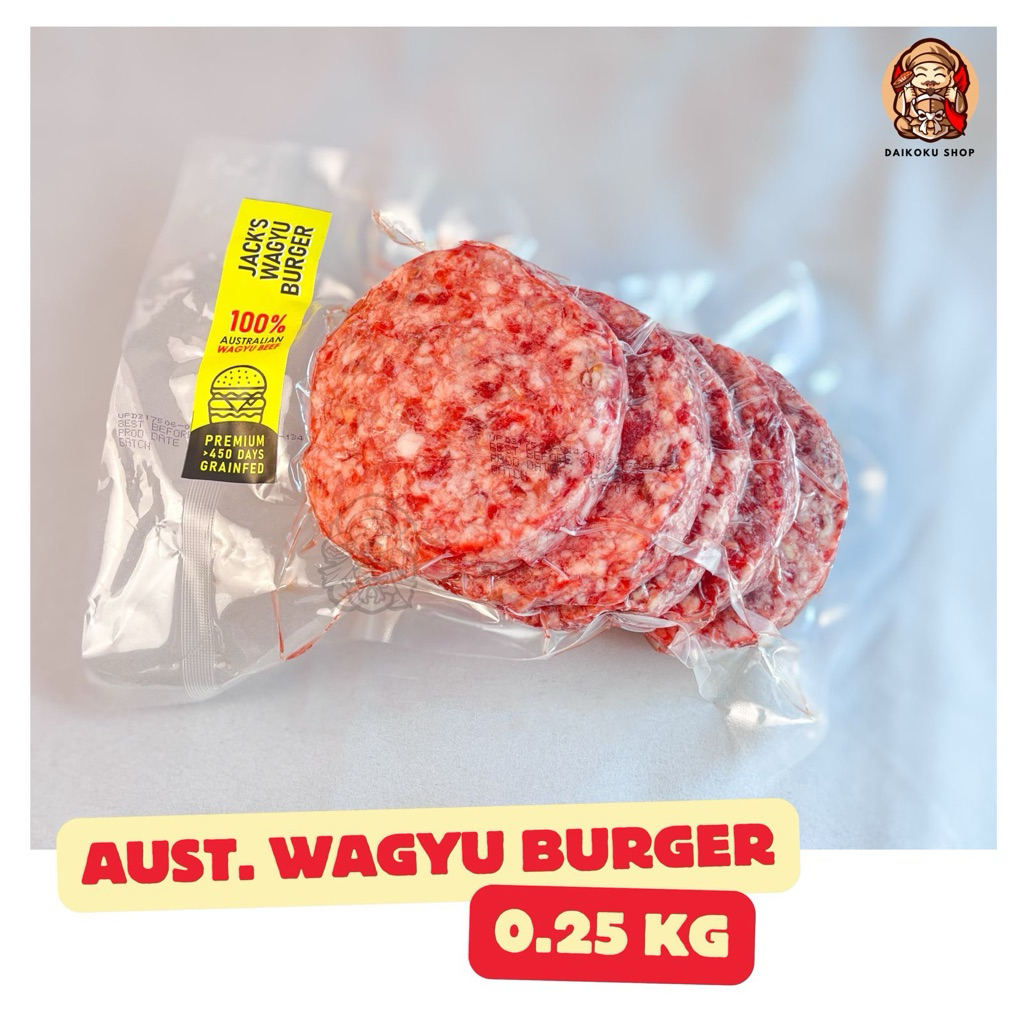 

Frozen WAGYU BEEF PATTY (Jack’s Burger) 500gr per pack