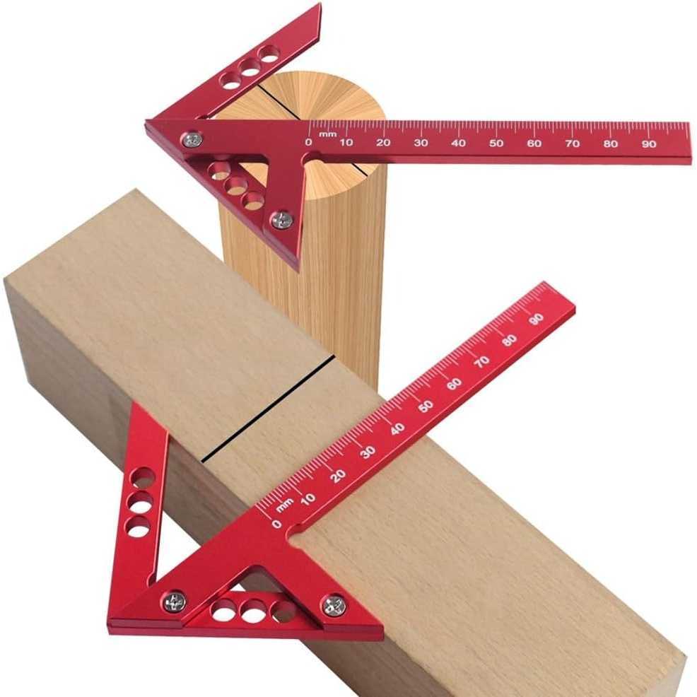 

Rheeros Penggaris Siku Mistar Segitiga Center Finder 45 Degree 10cm - RH87