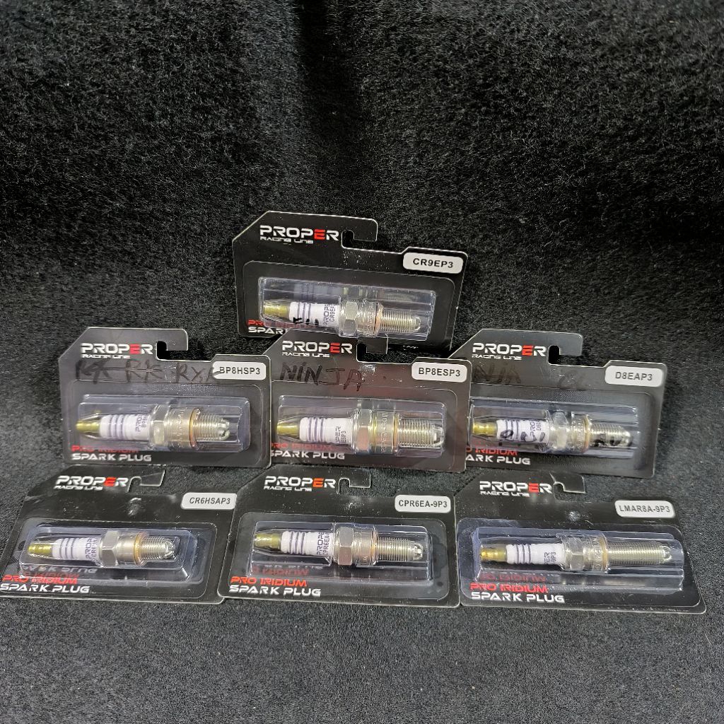 BUSI IRIDIUM PROPER RACING BUSI 3 KAKI BUAT NINJA 150 / RX KING / FIZR / TIGER / GL / VESPA 2T /