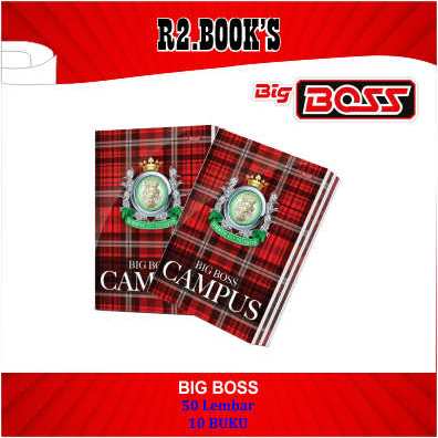 

Buku Campus BIG BOSS 50 Lembar 1 Pack 10 buku