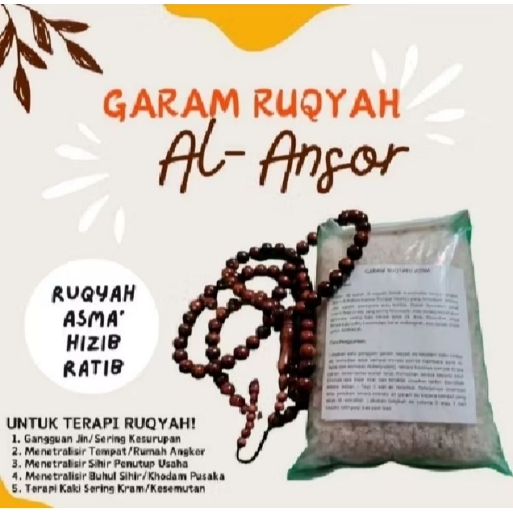 

TERMURAH!!! Garam Ruqyah Al-Ansor asli termurah 250gr