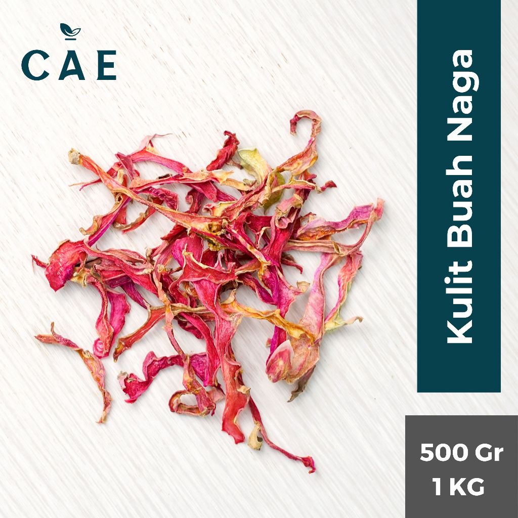 

Red Dragon Fruit Peel Dried Kulit Buah Naga Merah Ungu Organik Kering Premium 500 Gram - 1 KG
