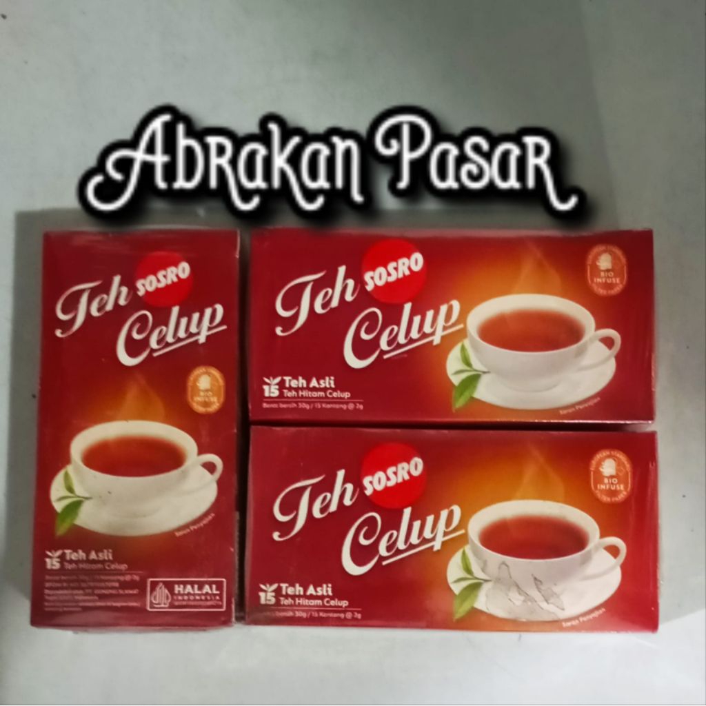 

TEH CELUP SOSRO isi 15 pcs