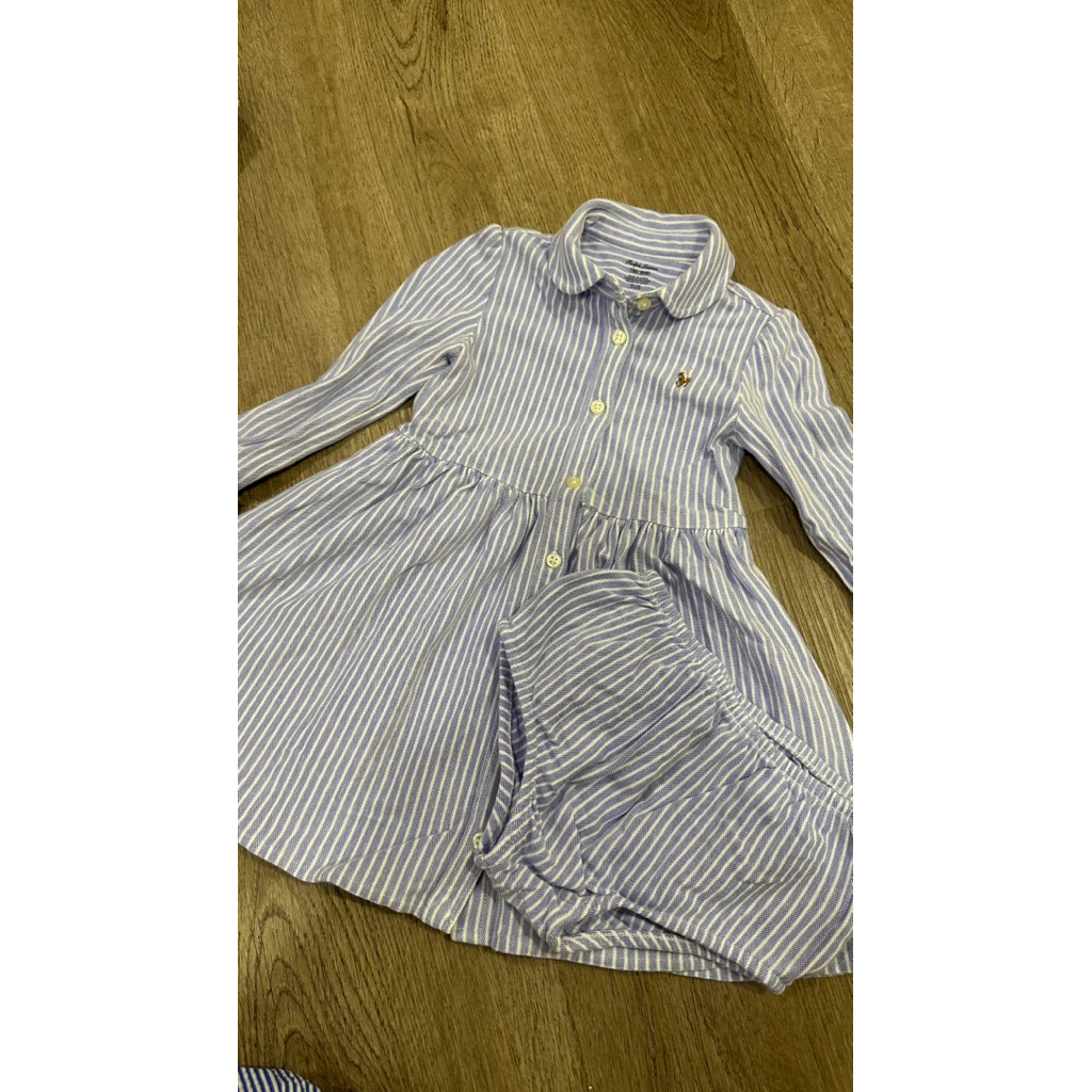 Polo Ralph Lauren Dress Salur Biru bukan annafie sarah louise deargg rachel riley laura ashley prett