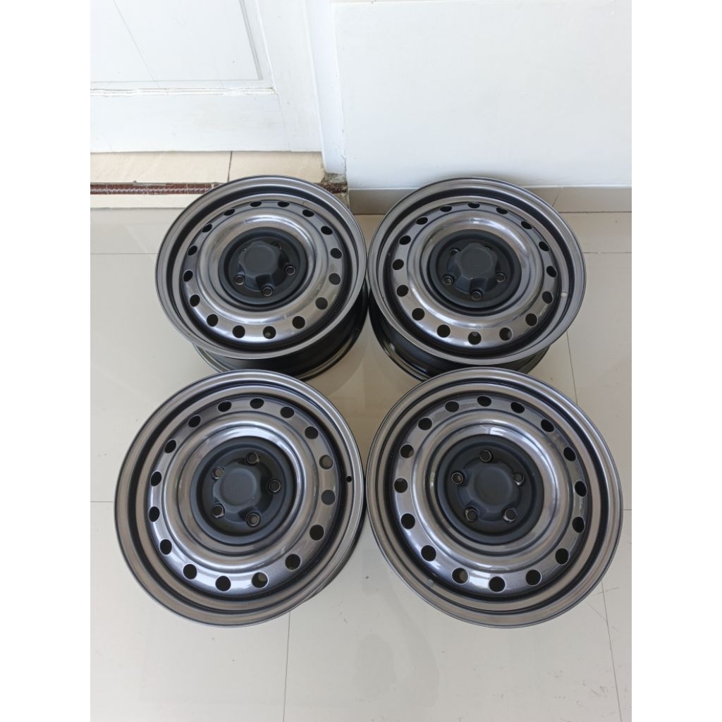Velg Kaleng Ring 16 pcd 5x114 lebar 6 + center dop sahara