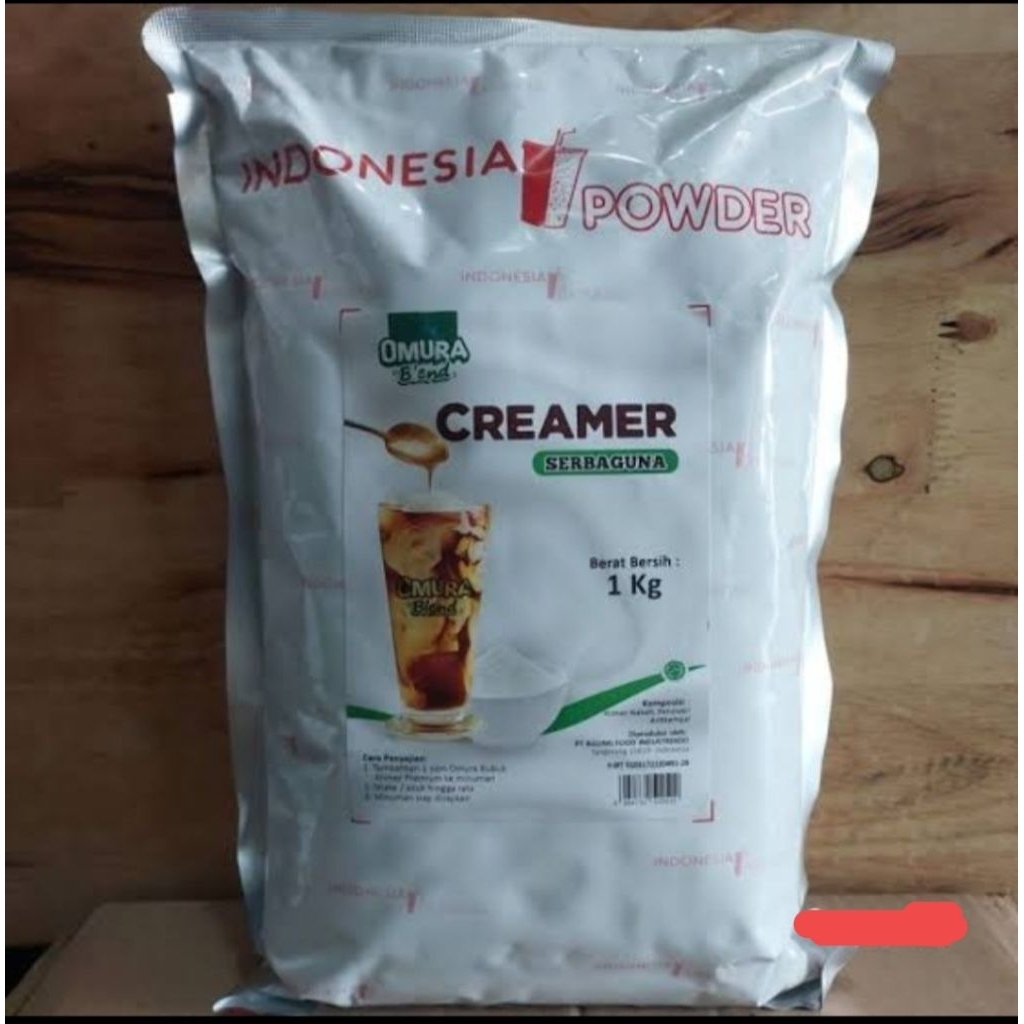 

1KG Bubuk Creamer / Krimer Nabati Non Dairy Krimer Serbaguna Omura Powder