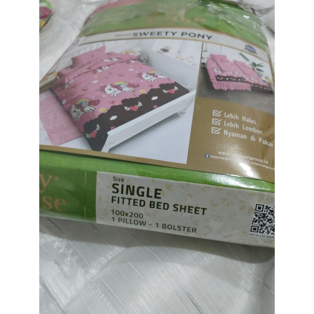 Preloved sprei single karakter ukuran 100x200