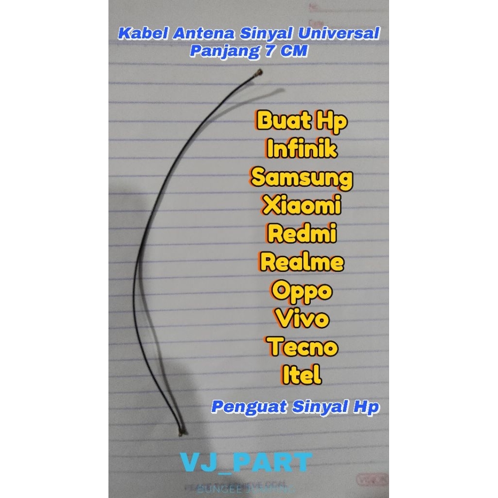 Kabel Antena Sinyal Hp Universal Hp Infinik Oppo Vivo Samsing Realme Xiaomi Redmi Tecno Itel