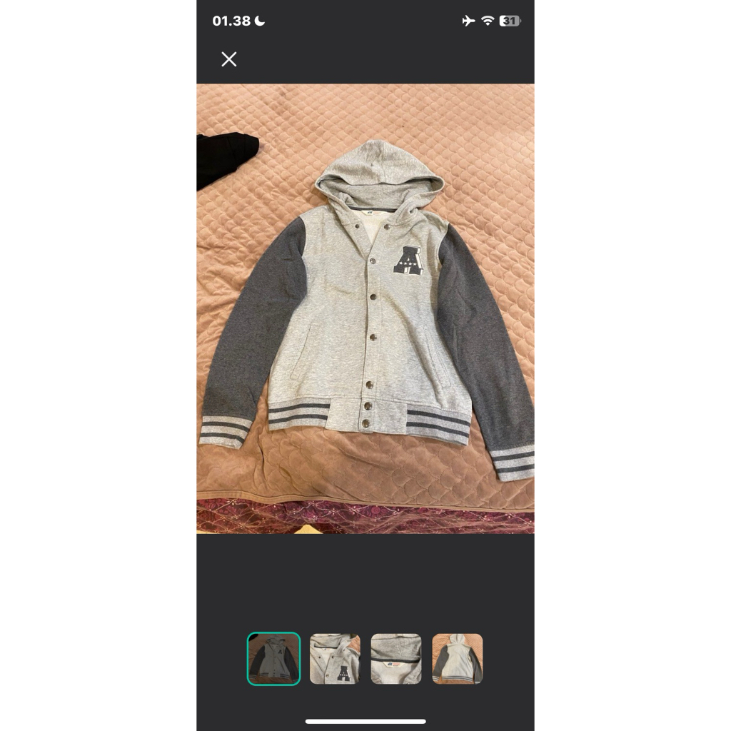 h&m boys varsity hoodie