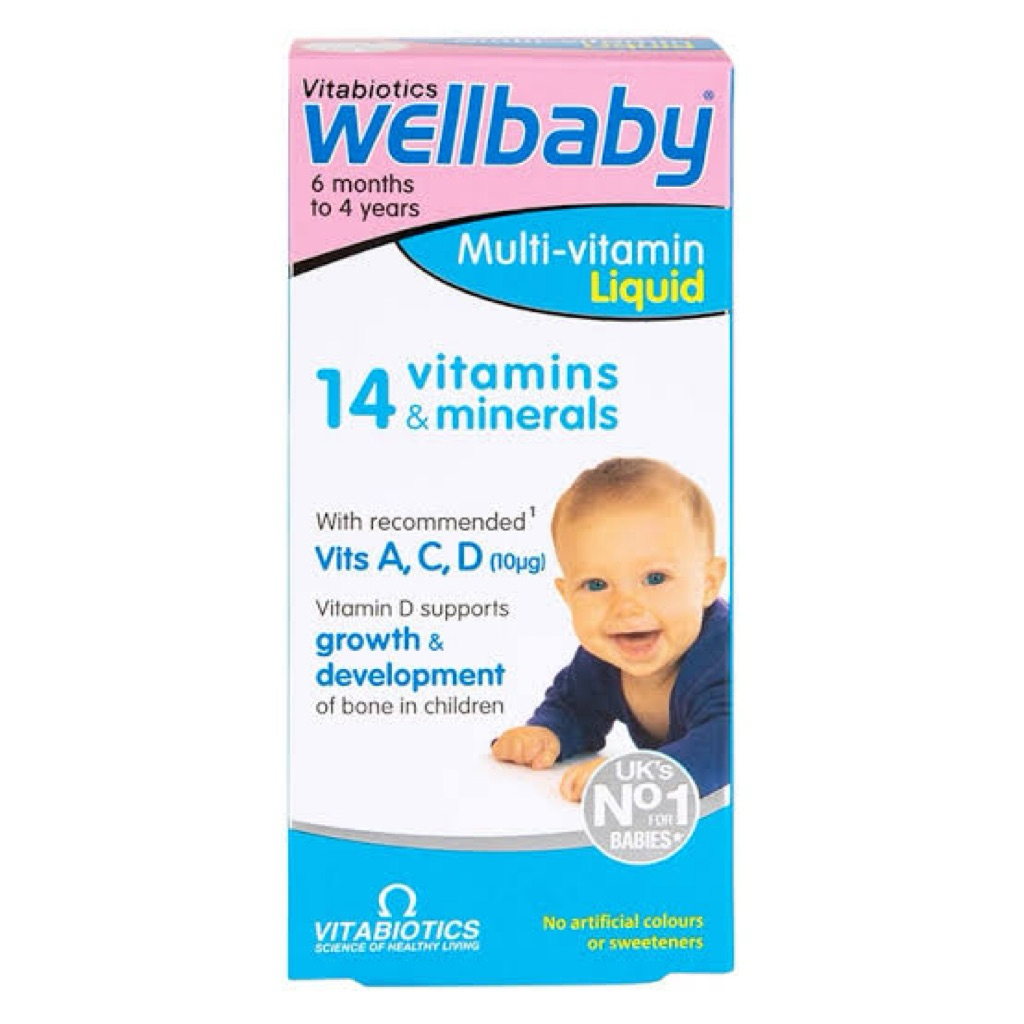 Wellbaby - Multivitamin Liquid | Multivitamin Bayi & Anak Impor