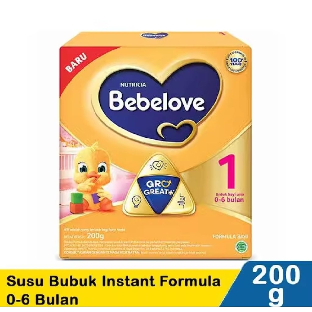 

BEBELOVE 1 0-6 Bulan KEMASAN 200GR