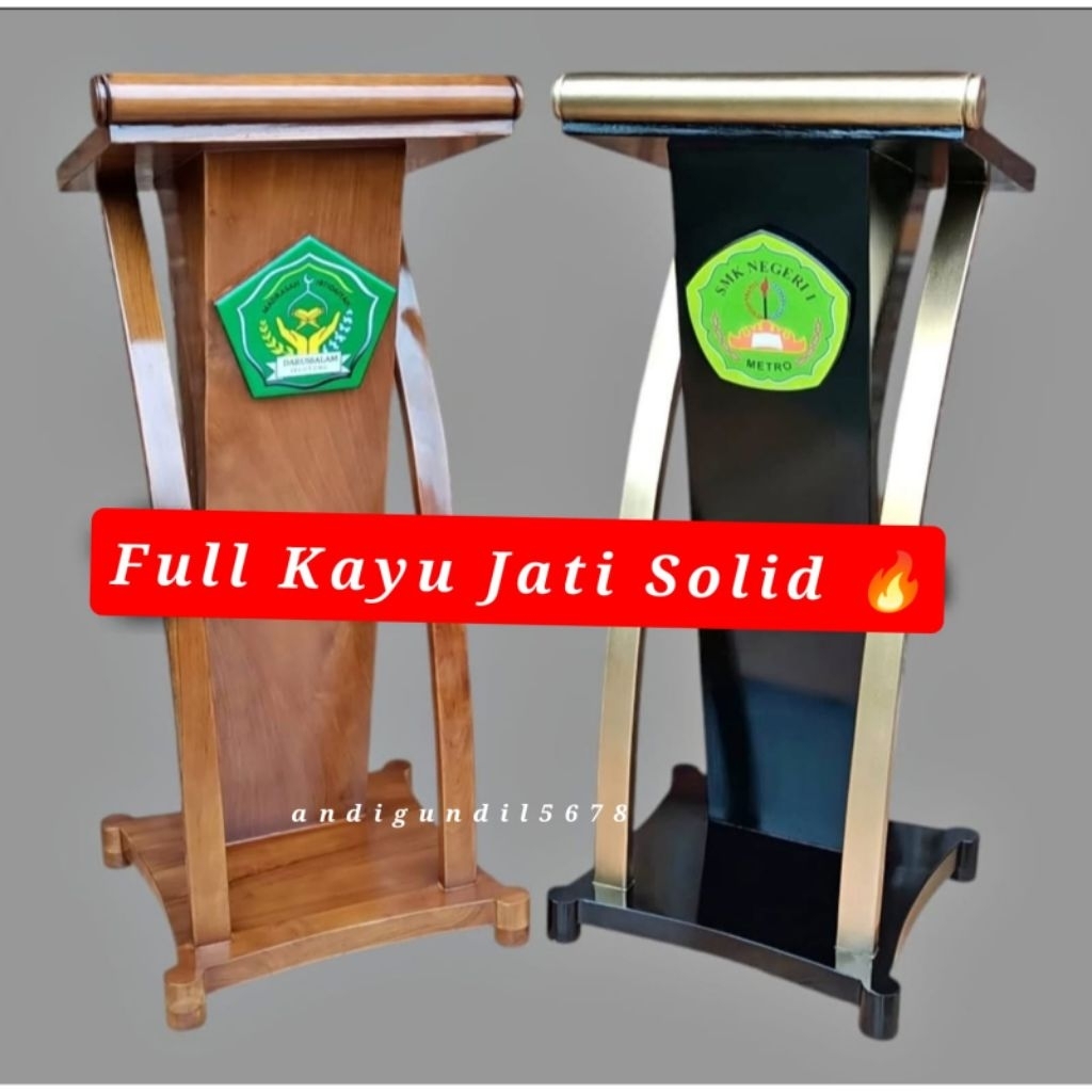 Mimbar Podium Full Kayu Jati Mimbar Pidato Jati Mimbar Masjid Full Kayu Jati Mimbar Podium Minimalis