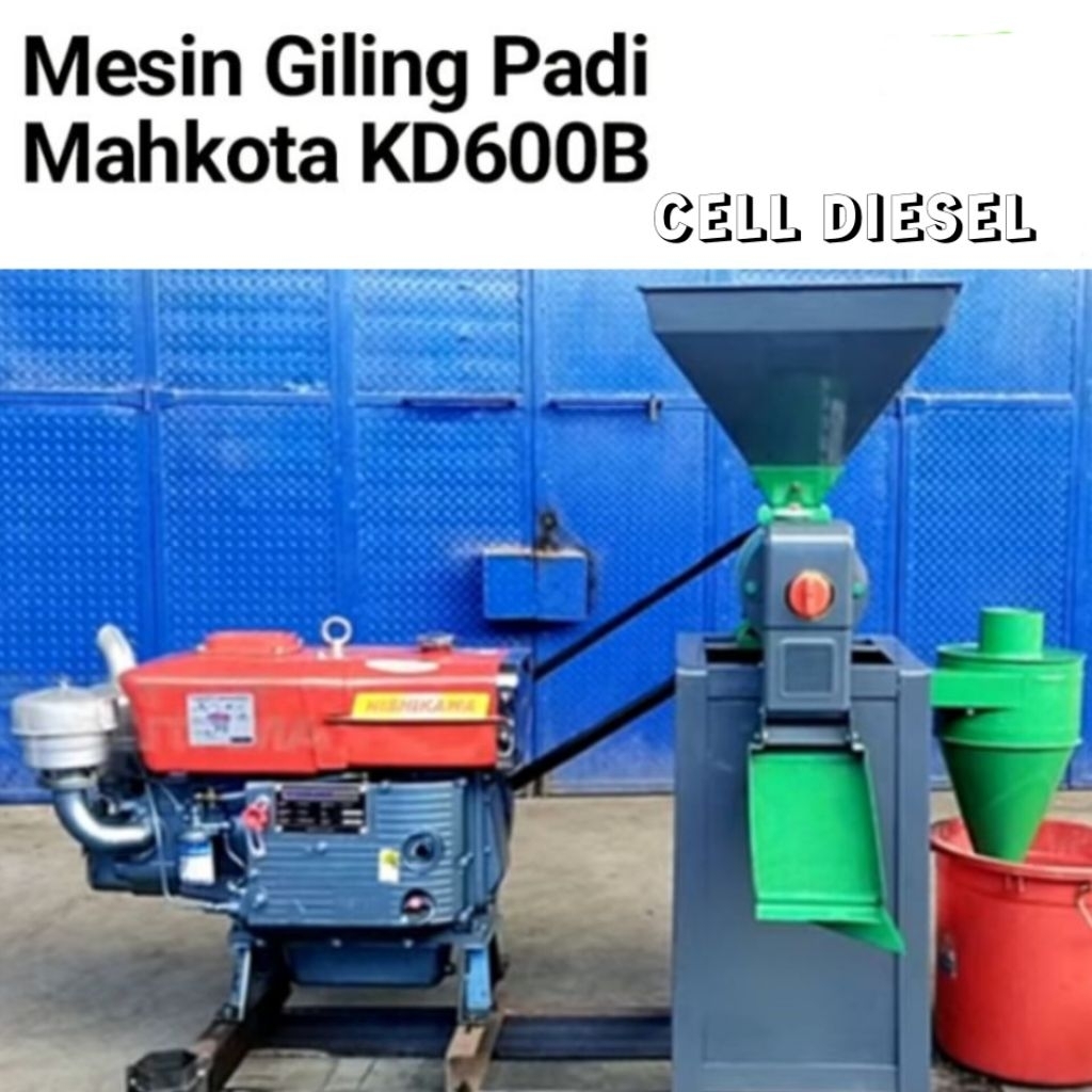 Mesin Giling Padi / Rice Mill MAHKOTA KD 600 B