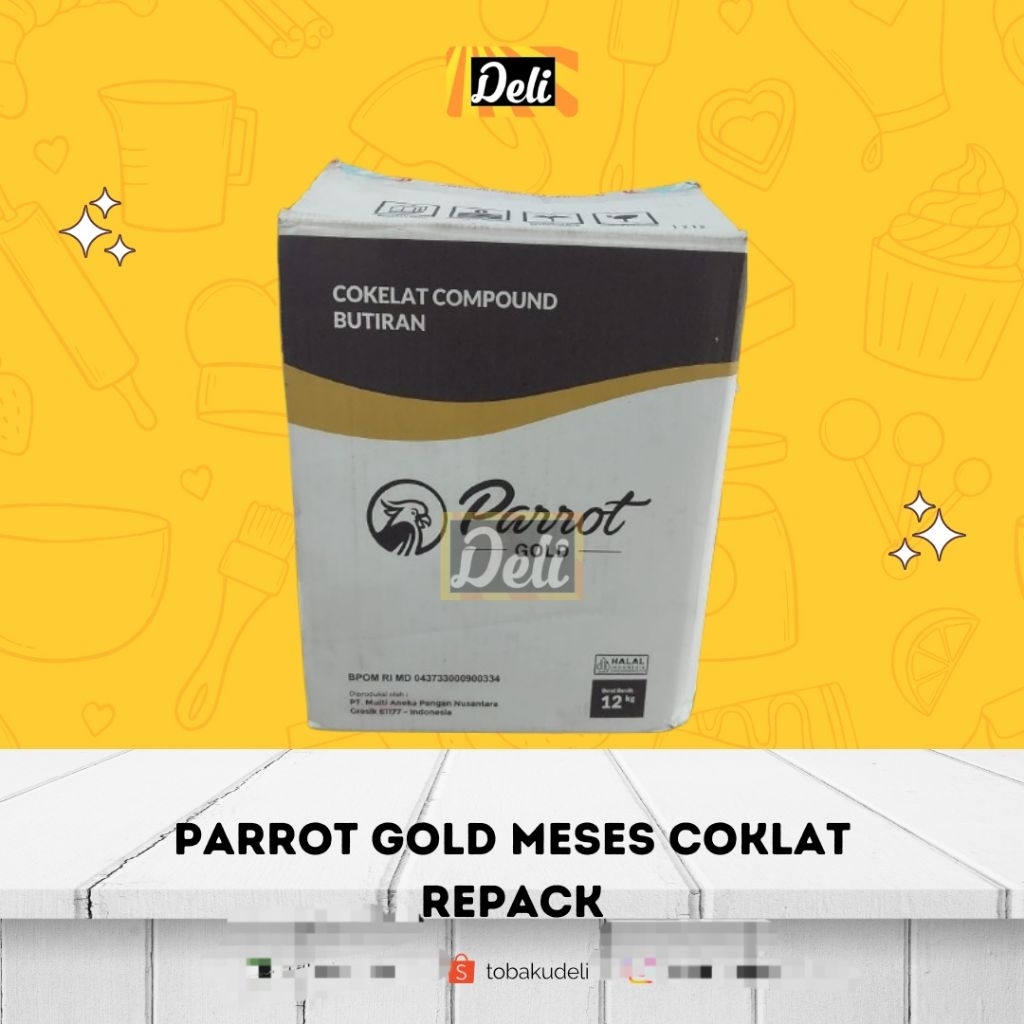 

Meses Parrot Gold Coklat Butiran Repack (250gr, 500gr)