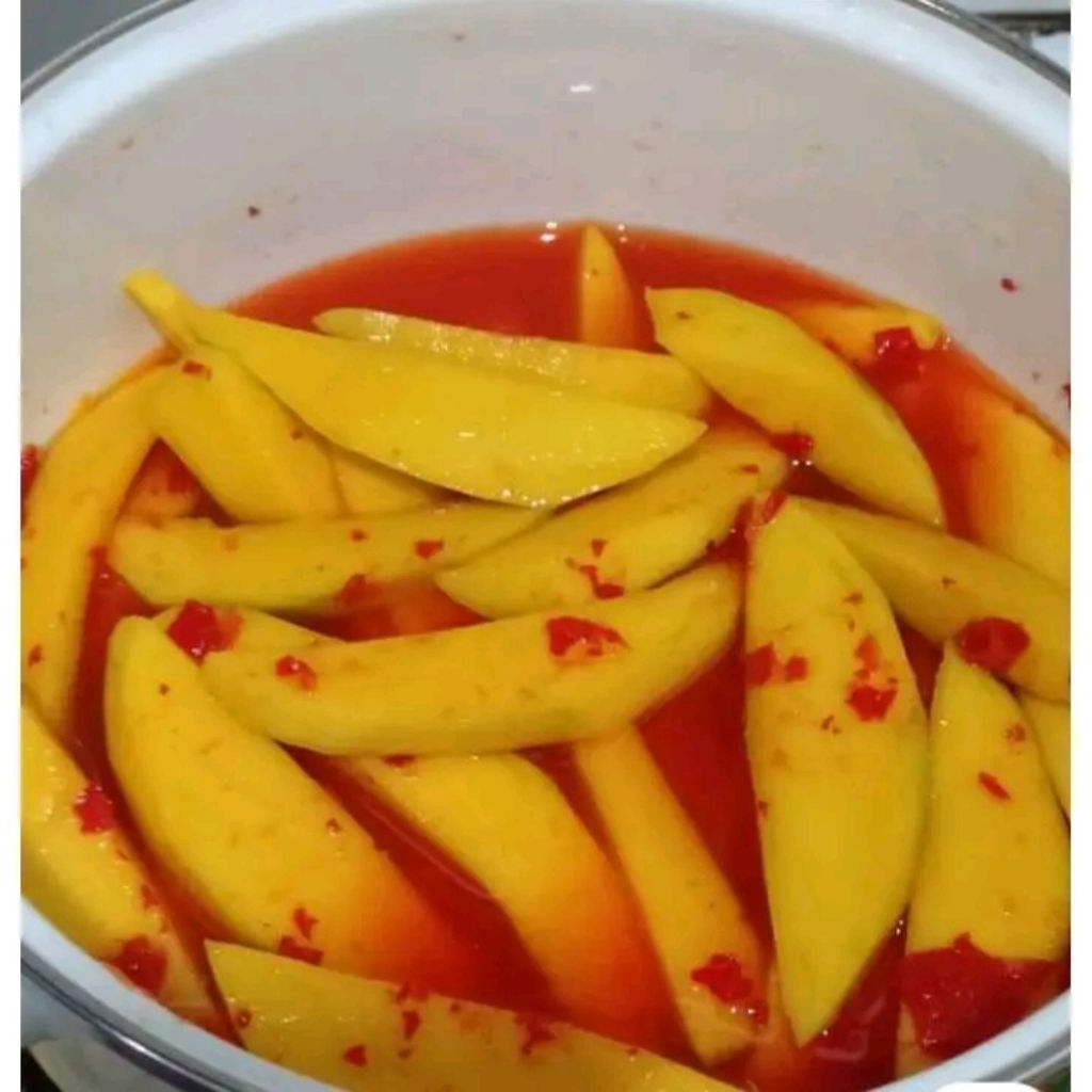 

Asinan mangga segar/berat bersih 500gr/Asinan cianjur asli