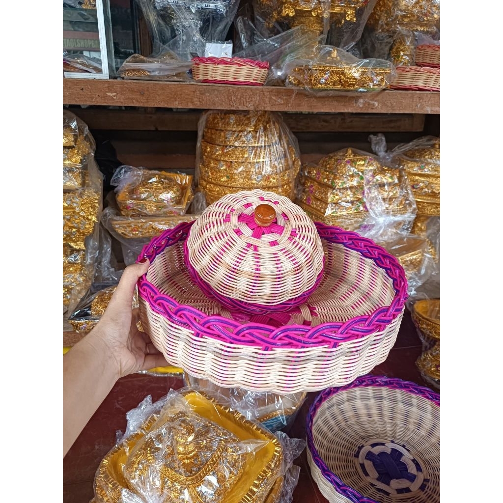 bokor rotan bali 30cm
