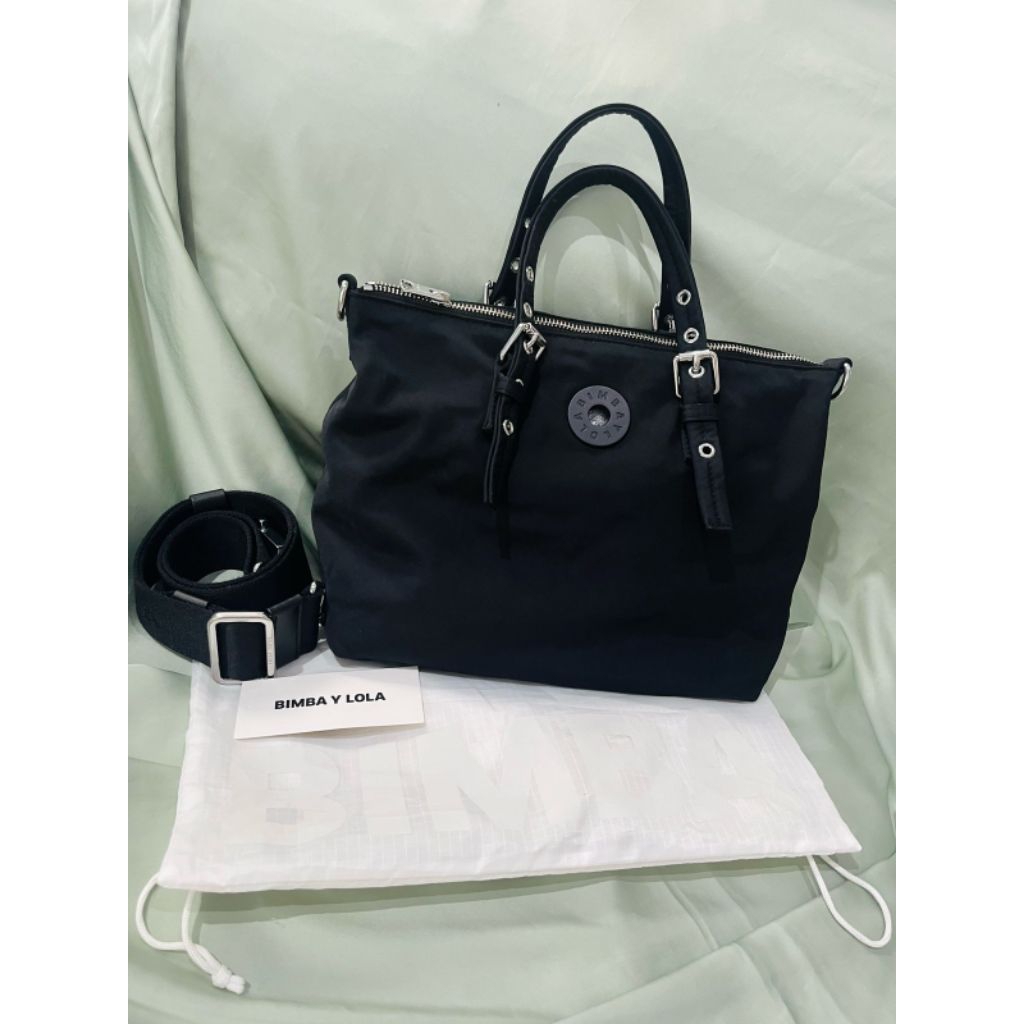 bimba y lola nylon shopper bag