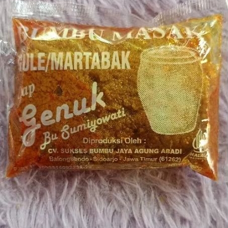 

BUMBU MASAK GULE/MARTABAK CAP GENUK