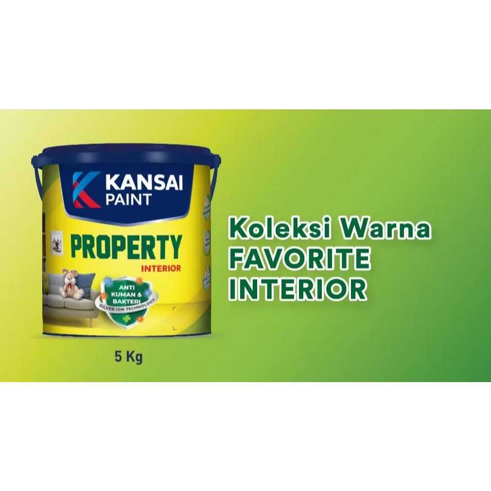 CAT TEMBOK KANSAI PAINT PROPERTY INTERIOR 5KG CAT TEMBOK PROPERTY 5 KG KANSAI