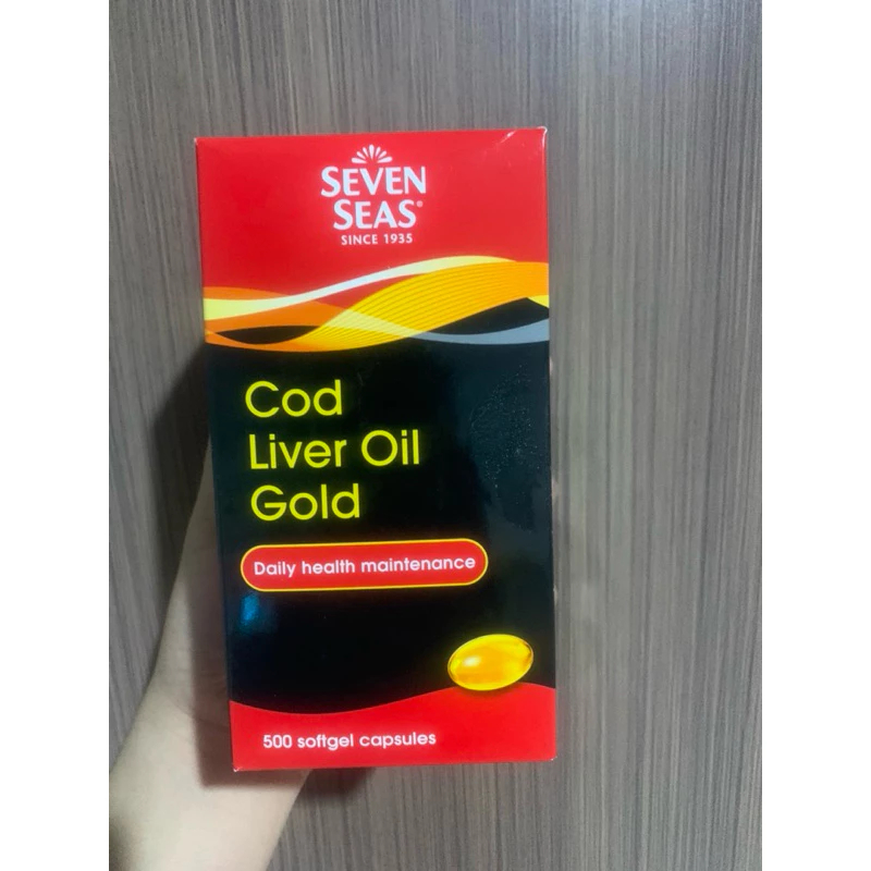 PRODUK TERBAIK - SEVEN SEAS COD LIVER OIL GOLD 500'S