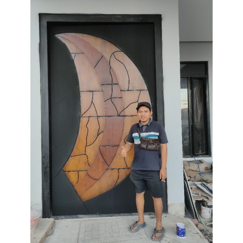 pintu full jati perhutani