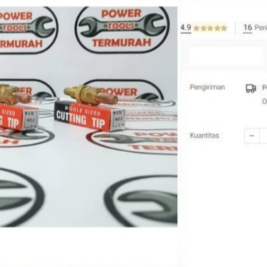 

Mata Cutting Tip M Cutting Torch Blander Blender Potong Nozzle LPG