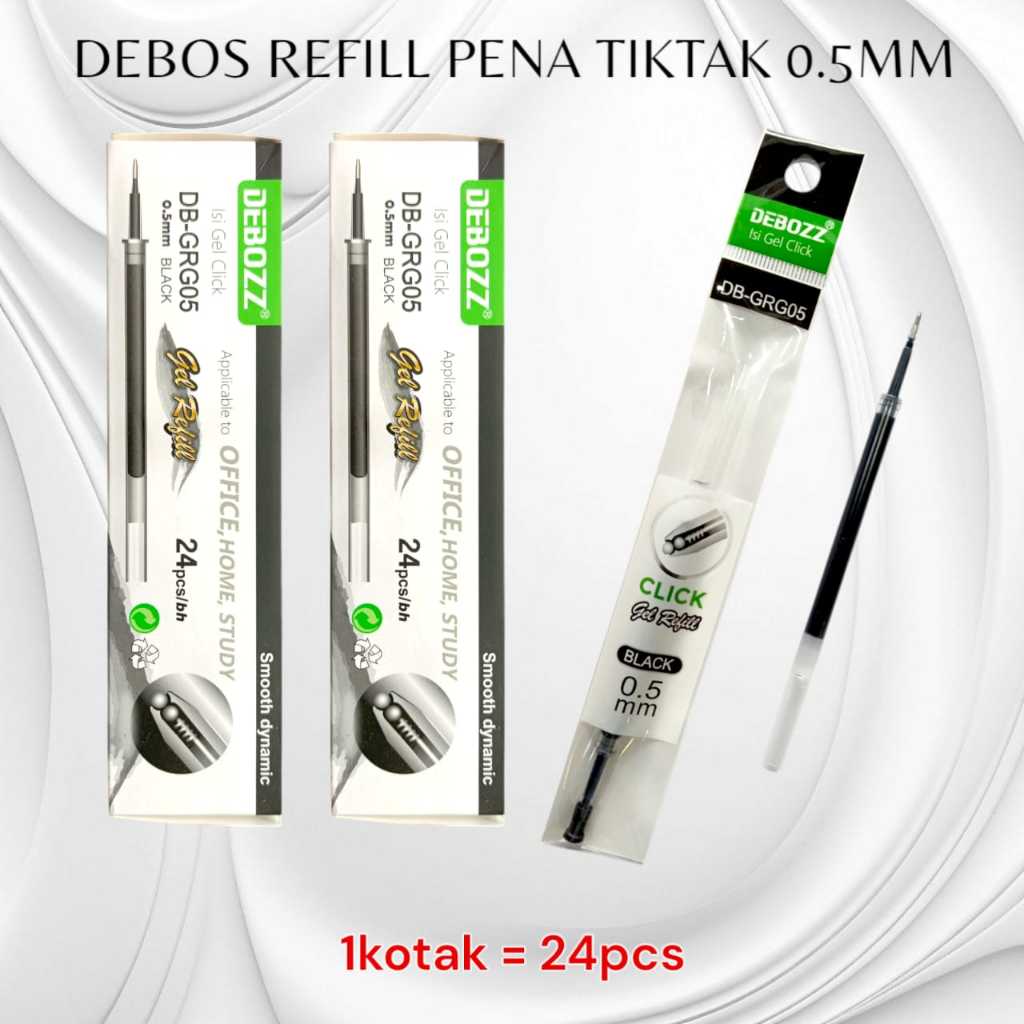 

REFIL PENA TIKTAK 0.5MM WARNA HITAM