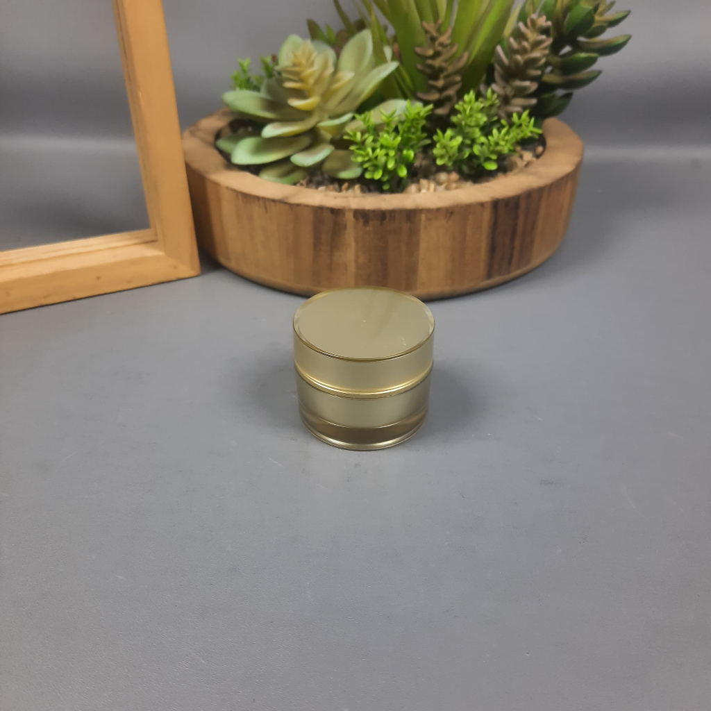 Pot Acrylic 5 GR GOLD / Pot Cream Acrylic 5 GRAM / Pot Cream 5 GR / Pot Skincare 5 GRAM