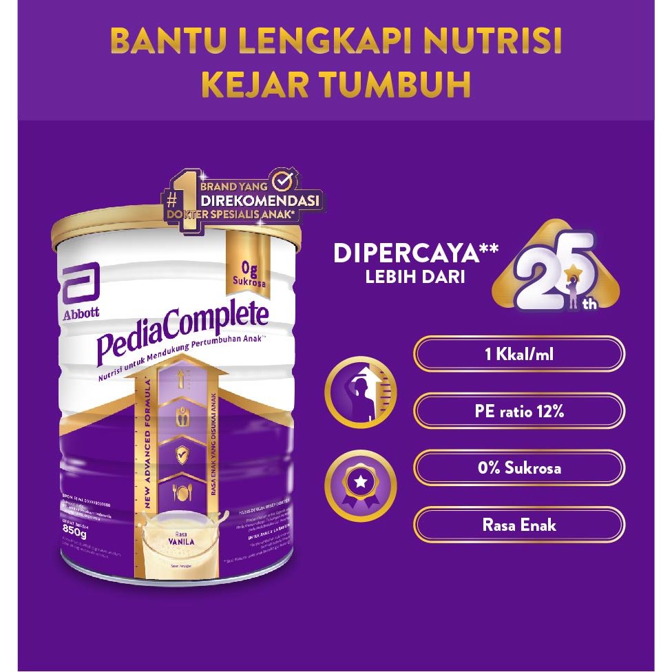 

pediasure (pediacomplete) vanilla 800gr