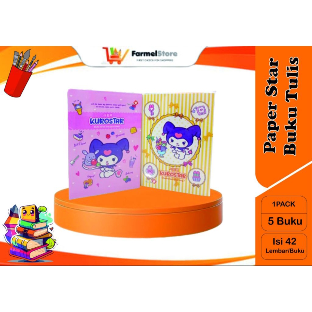 

PaperStar BUKU TULIS 1PAK(Isi 5Buku)42Lembar