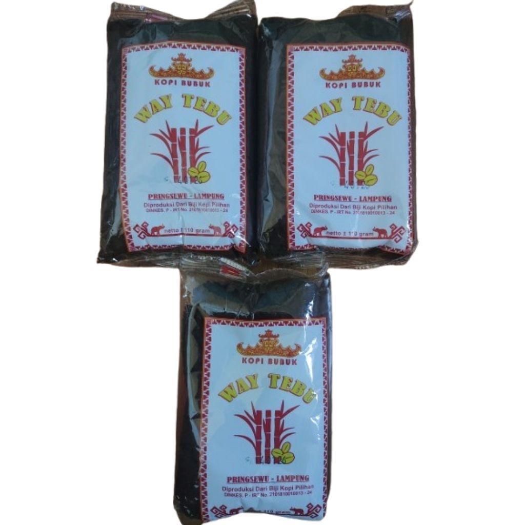 

(3 bungkus) Kopi Way Tebu 110 gr Asli Pringsewu Lampung