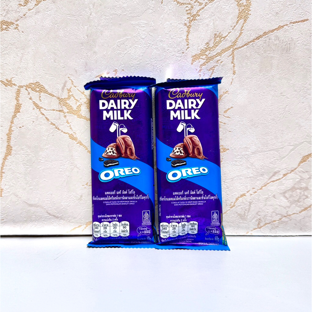 

Cadbury Dairy Milk Oreo Chocolate Coklat 60gr