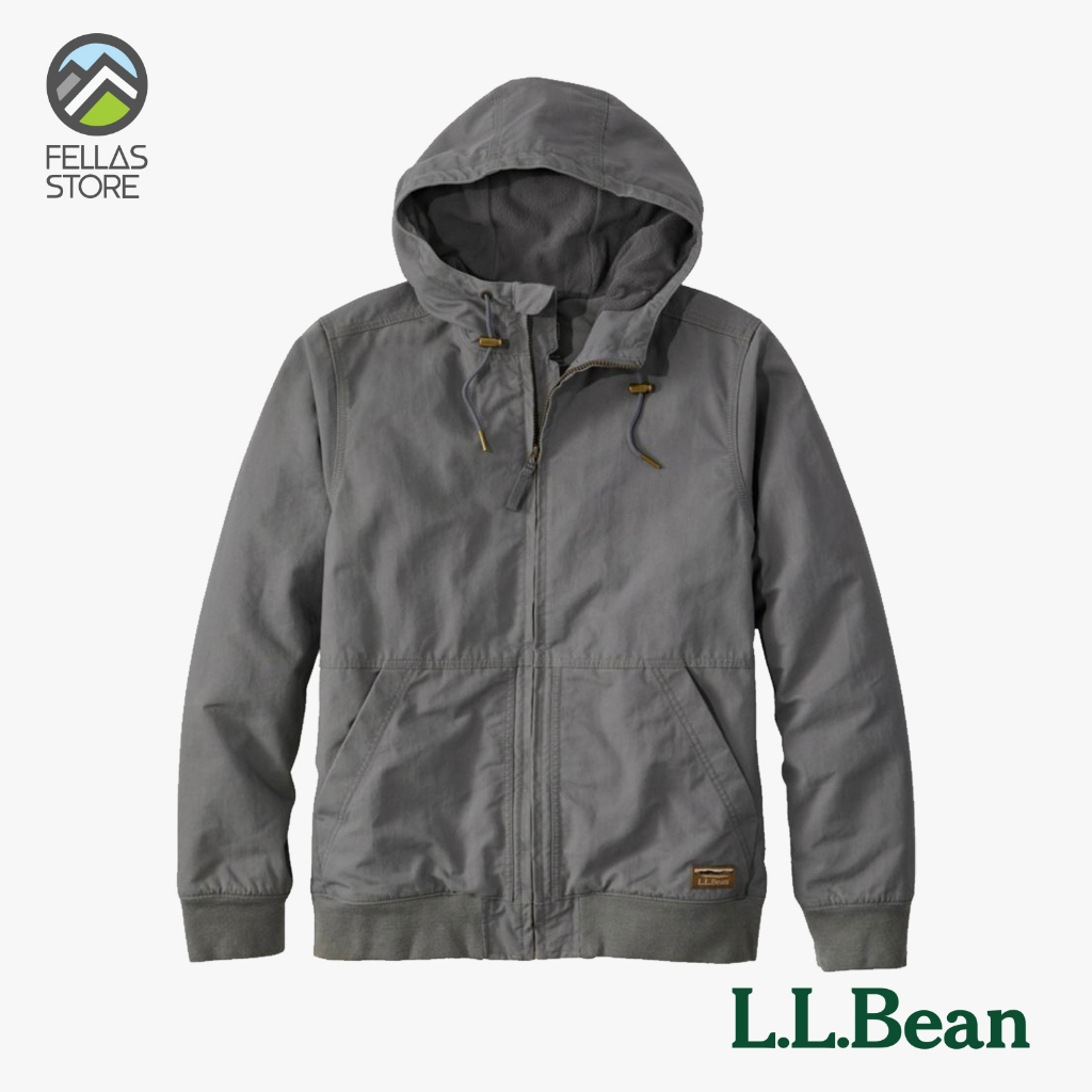 Jaket Tebal LL Bean - BeanBuilt Work Jacket Lead Gray