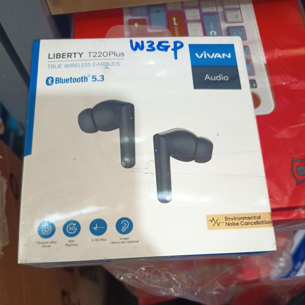 vivan liberty T220 plus earphone wireless bluetooth tws original