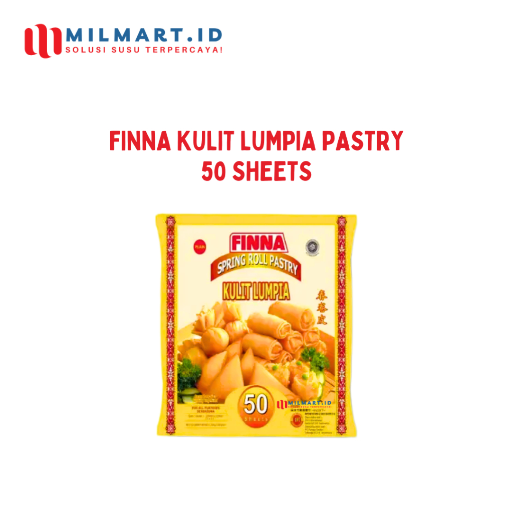 

FINNA LUMPIA KULIT ISI 50'S 250G SPRING ROLL PASTRY 125MM