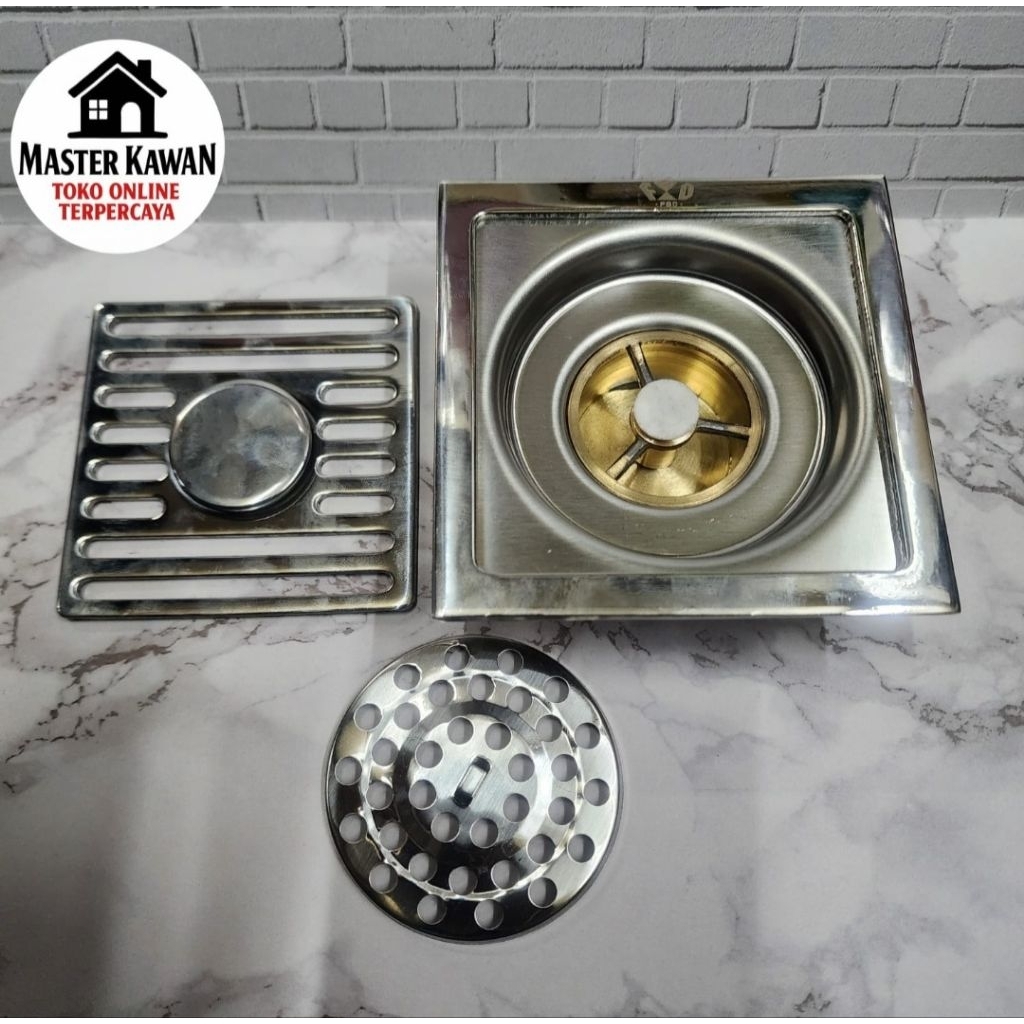 Floor drain mesin cuci anti bau kuningan /Floor Drain Kuningan Tebal Hiam /Saringan Got Anti Bau
