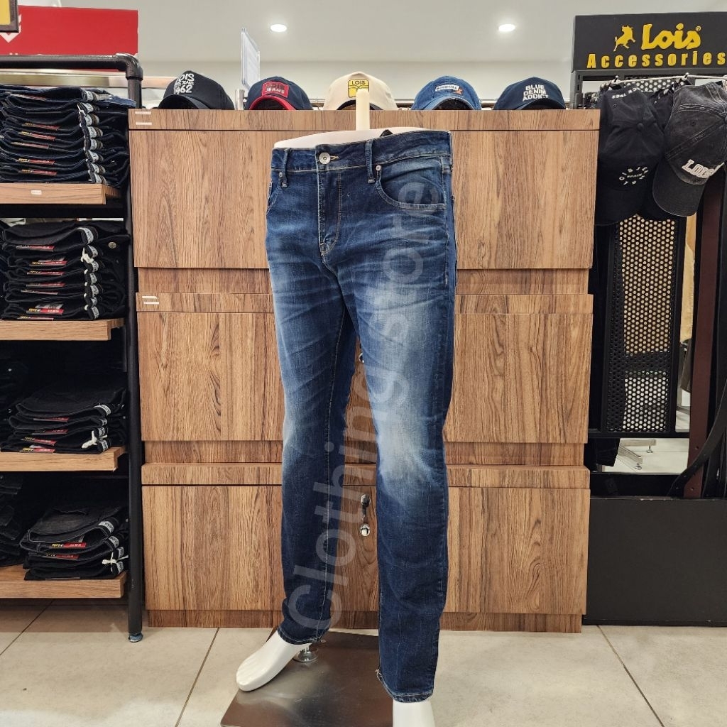 BOMBBOOGIE ORIGINAL celana jeans panjang pria slimfit stretch 43SK1B3ML live 30