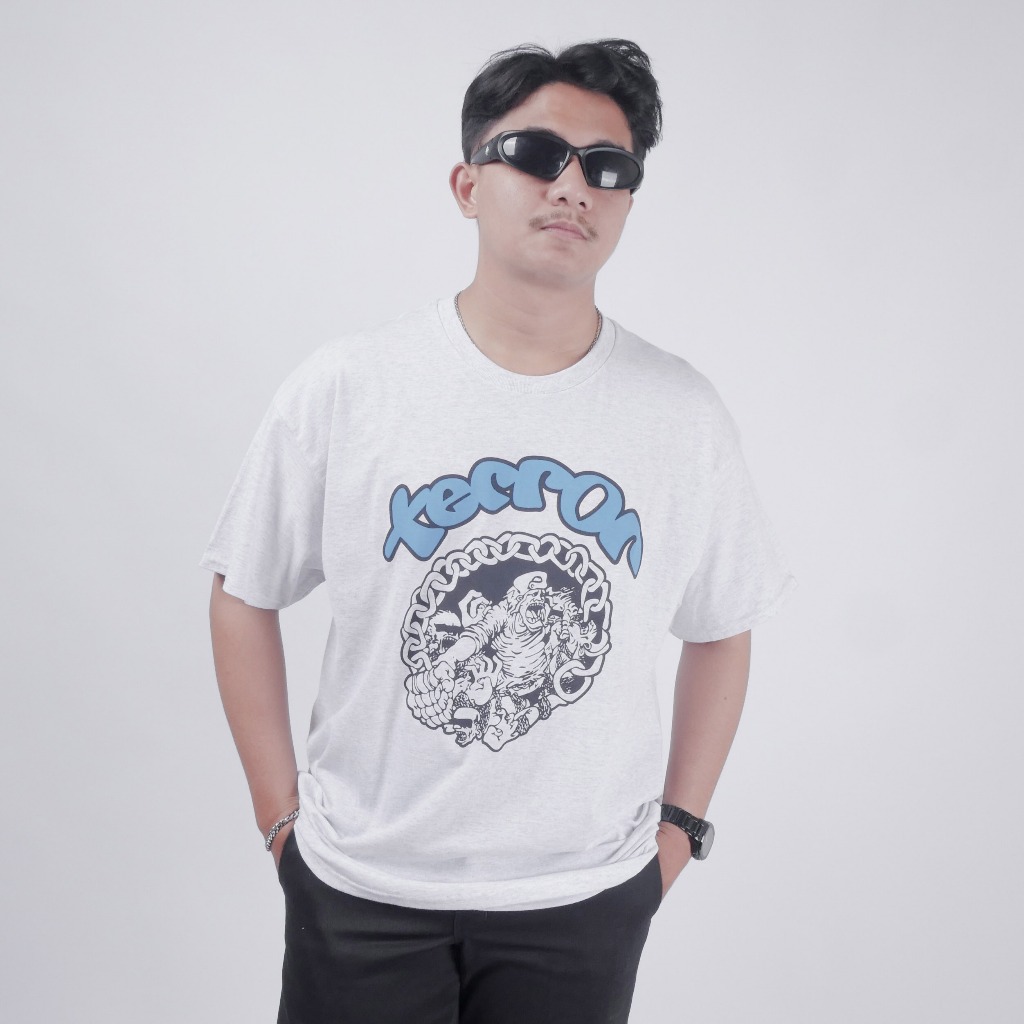 Kaos Band Terror Underdogs Heather Grey Tshirt