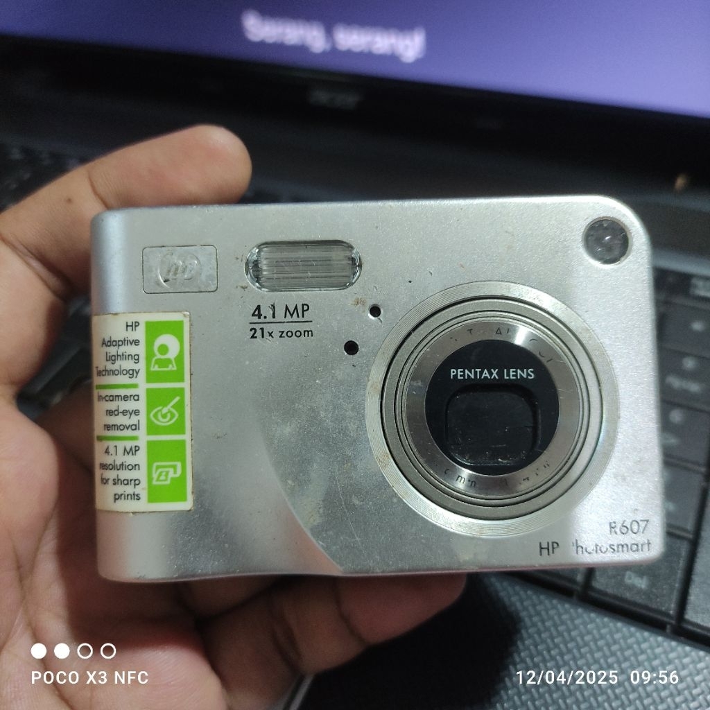 Kamera Digital HP Photosmart R607 Jadul Cek deskripsi