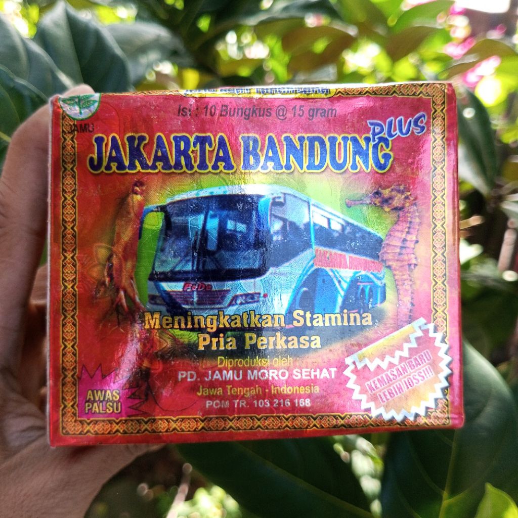 

JAKARTA BANDUNG Plus – Suplemen Herbal Tradisional untuk Vitalitas Pria Dewasa | Isi 10 Sachet
