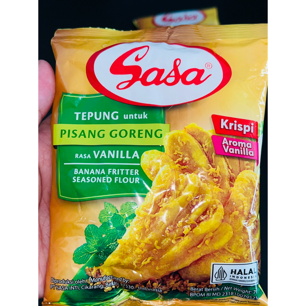 

Sasa tepung pisang goreng rasa vanila 70Gr/tepung instan sachet