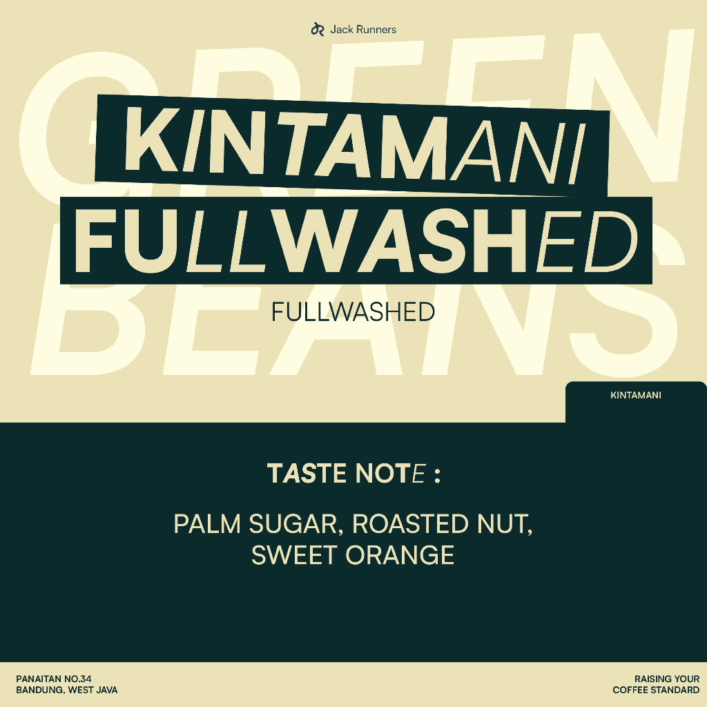 

JACK RUNNERS ROASTERY - BALI KINTAMANI FULLWASHED - GREEN COFFEE BEANS