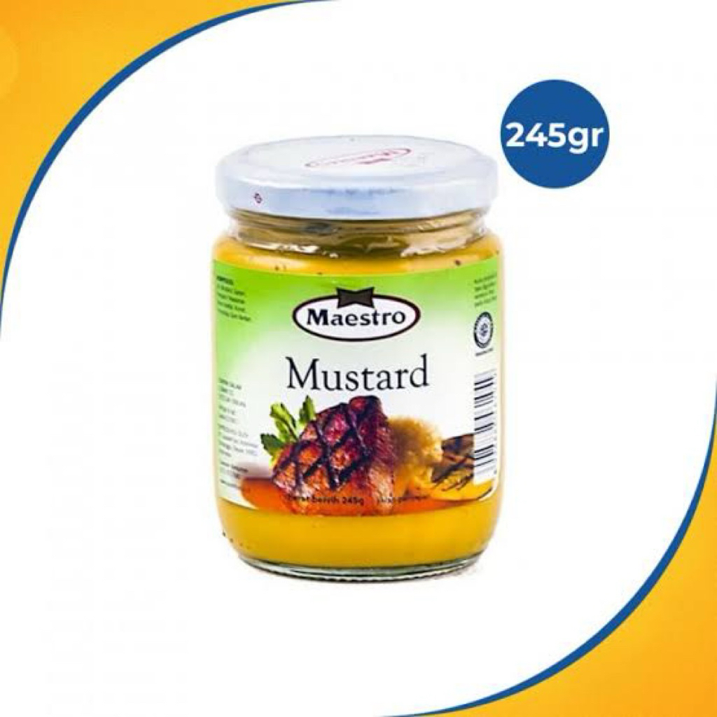 

Mustard Maestro 245 Gram / Saus Mustard